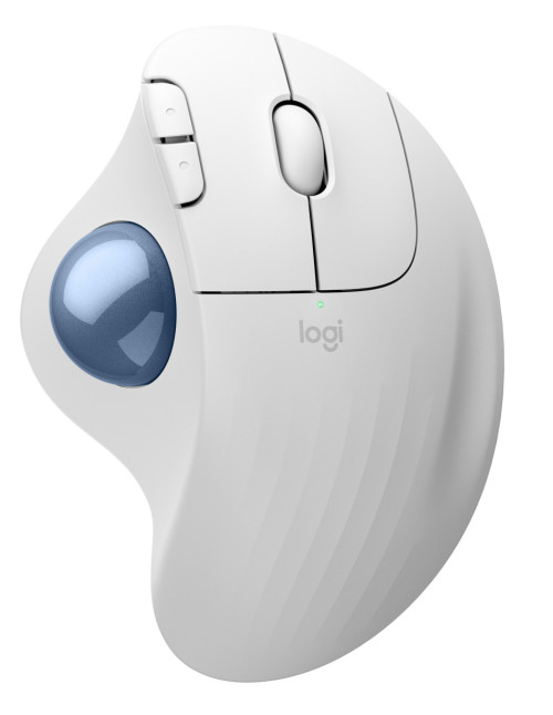 Raton inalambrico logitech ergo m575s blanco
