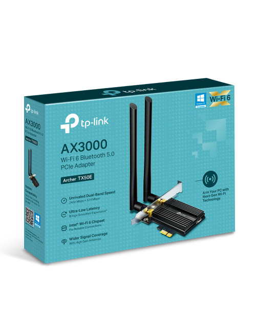 Tarjeta pci express wifie archer tx50e