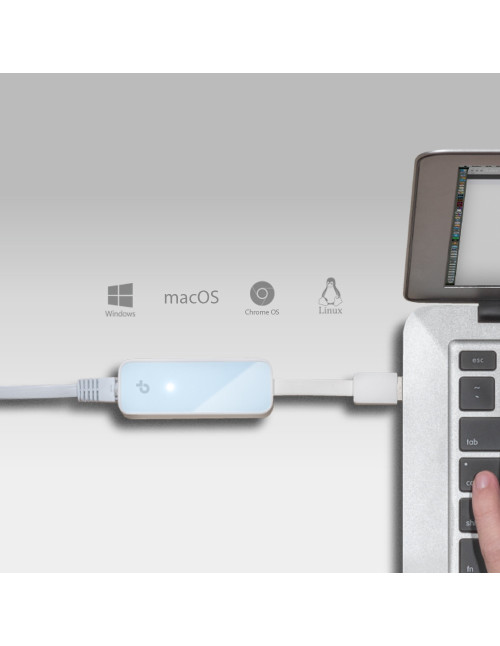 Adaptador red usb 2.0 a ethernet