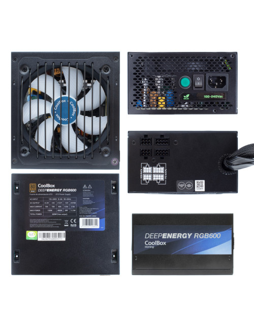 Fuente alimentacion coolbox deep energy rgb600