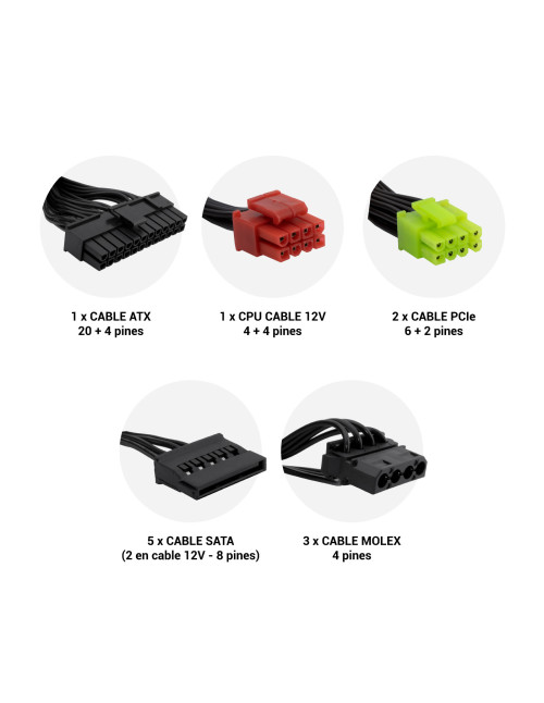 Fuente alimentacion coolbox deep energy rgb600