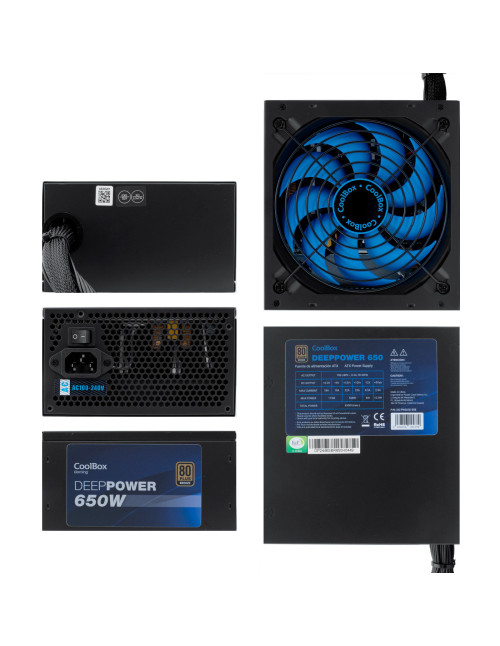Fuente alimentacion coolbox gaming deeppower 650w