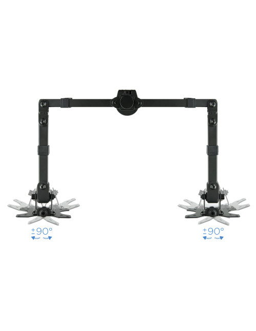 Soporte mesa tooq db1232tn - b 2 pantallas