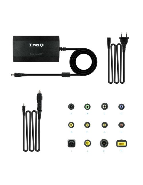 Cargador portatil universal tooq tqlc - 100bs01m 100w
