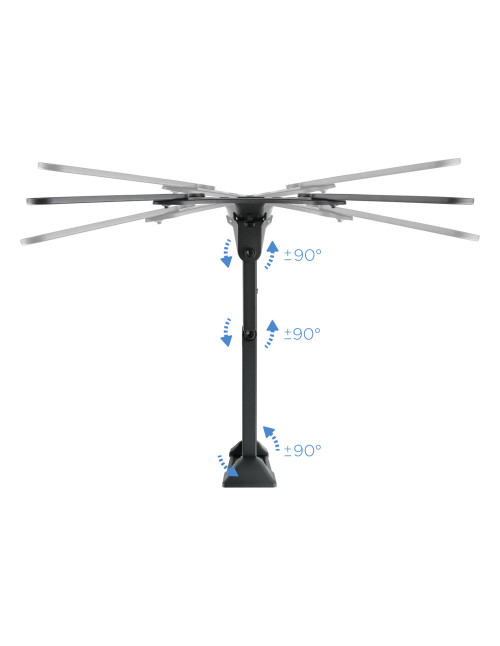 Soporte pared tv tooq lp6055tn - b negro