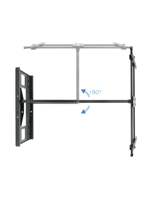 Soporte pared tooq lp4380xl - b 43 pulgadas - 80 pulgadas carga
