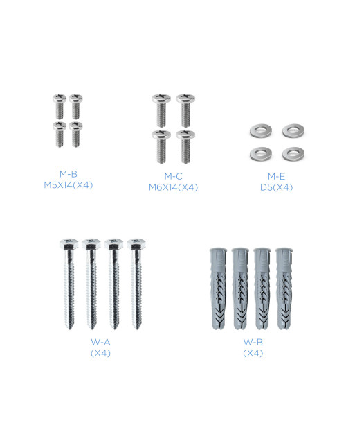 Soporte pared tv lp1023f - b 13 pulgadas - 27 pulgadas carga