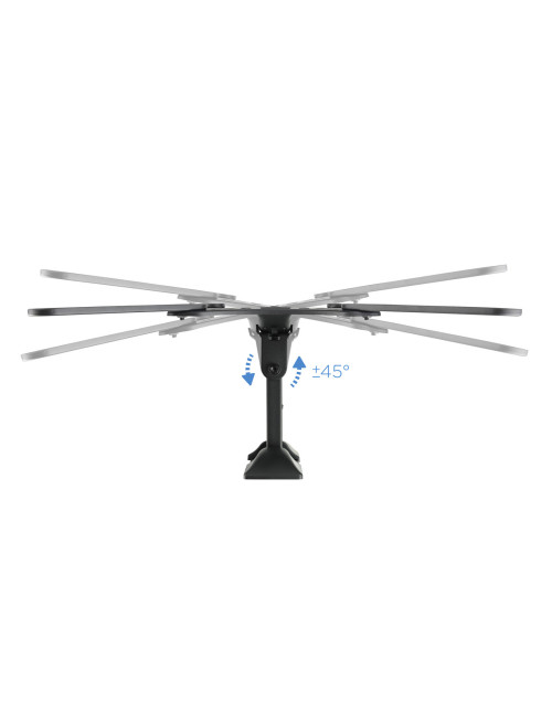 Soporte tv monitor tooq 23 pulgadas - 55 pulgadas giratorio