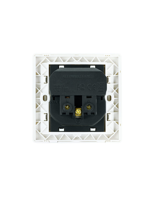 Enchufe nanocable tooq schuko 2 tomas