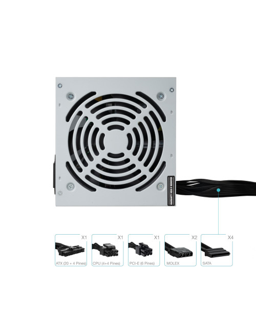 Fuente alimentacion tooq tqapolo - 500sp 500w pfc