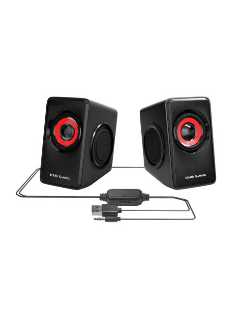 Altavoces mars gaming ms1 2.0 negro