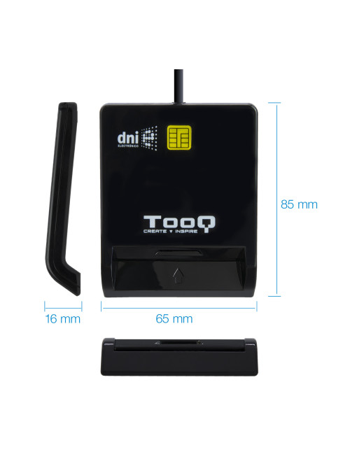 Lector tarjetas externo tooq tqr - 211b dnie