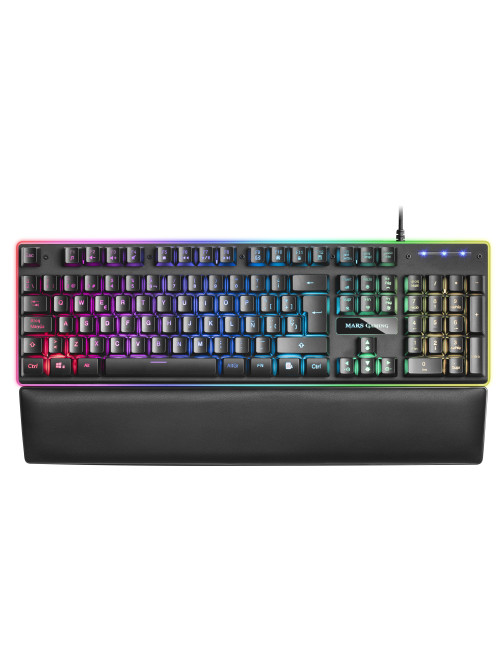 Teclado mars gaming mk320es usb rgb