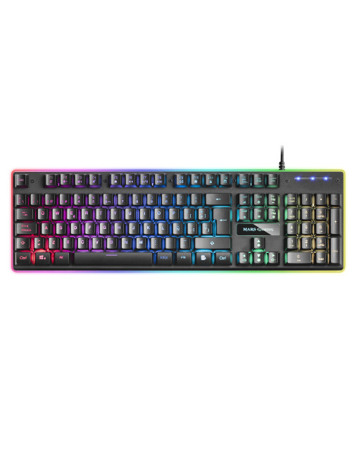 Teclado mars gaming mk320es usb rgb