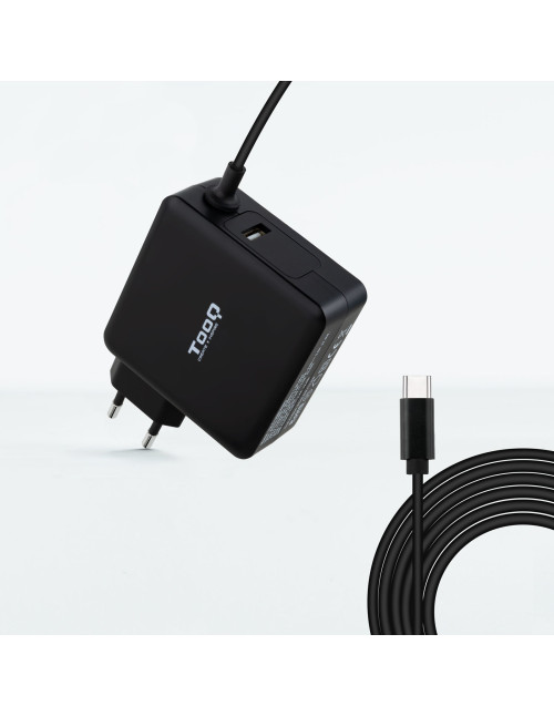 Cargador portatil tooq tqlc - usbc90pd 90w usb - c
