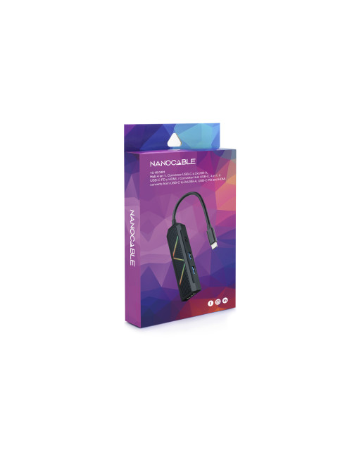 Hub nanocable 4 en 1 usb