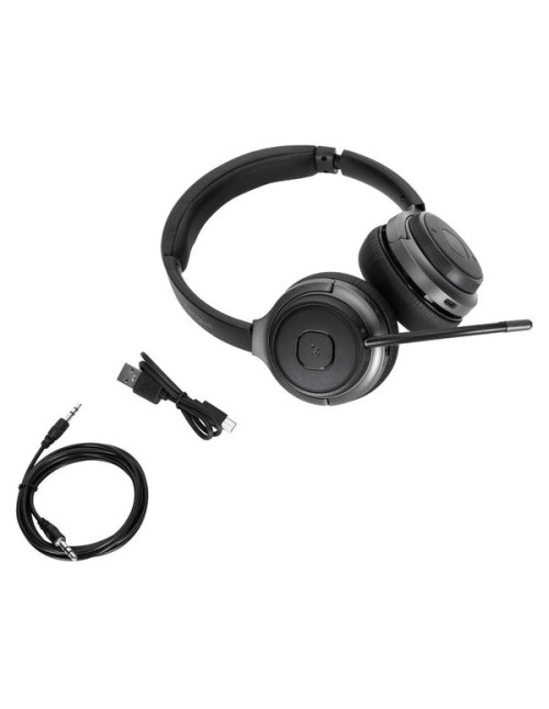 Auriculares stereo targus inalambrico negro