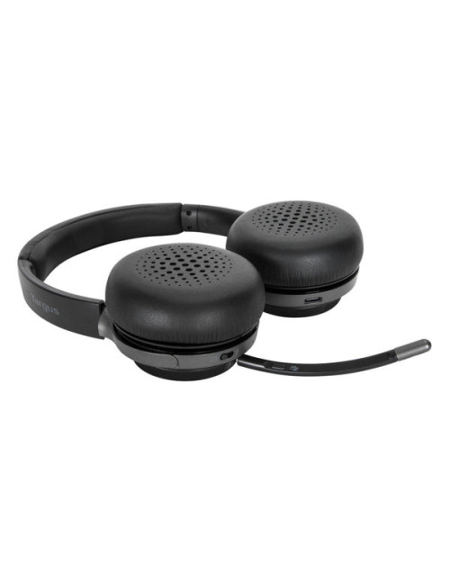 Auriculares stereo targus inalambrico negro