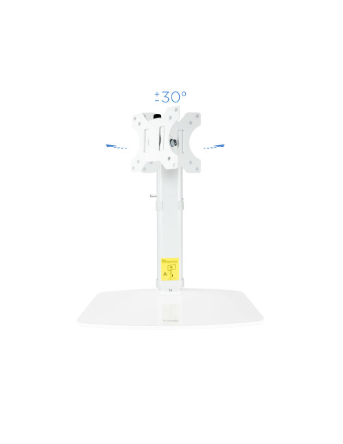 Soporte mesa tv tooq 17 - 27 pulgadas blanco