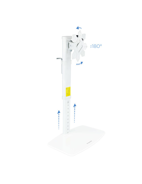 Soporte mesa tv tooq 17 - 27 pulgadas blanco