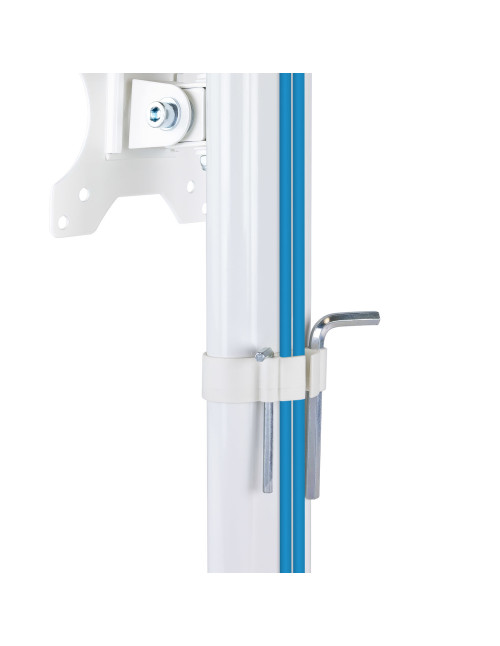 Soporte mesa tv tooq 17 - 27 pulgadas blanco