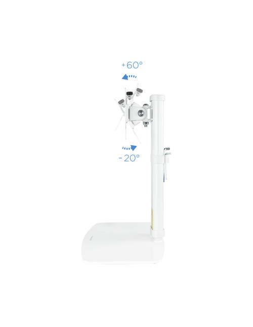 Soporte mesa tv tooq 17 - 27 pulgadas blanco