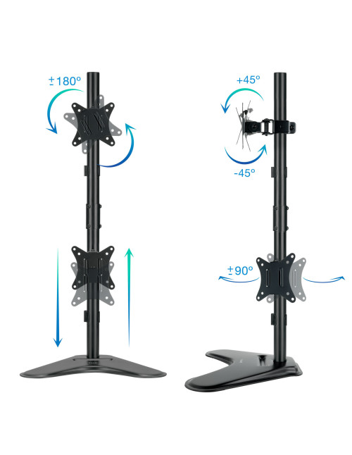 Soporte monitor mesa vertical tooq db1703tnv - b
