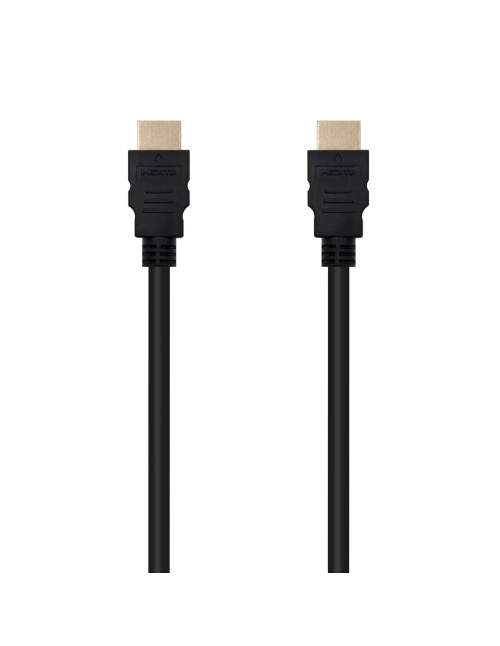Cable nanocable hdmi macho - macho negro 1m