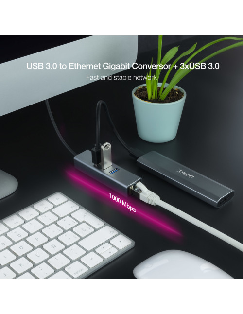 Hub nanocable 4 en 1 usb