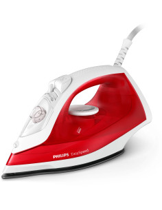 Plancha vapor philips easyspeed rojo blanco