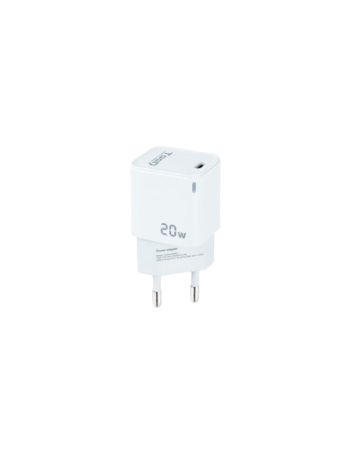 Cargador pared tooq usb - c blanco 20w