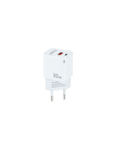 Cargador pared tooq doble usb - c +