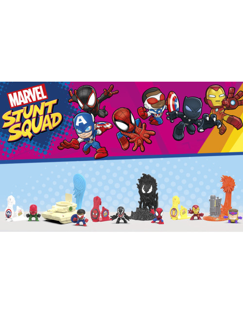 Set juego hasbro marvel stunt squad