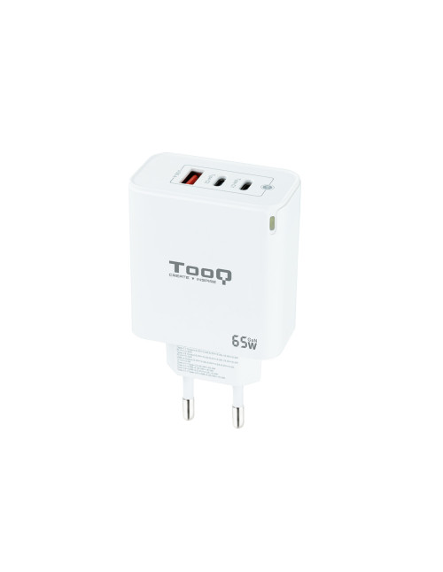 Cargador pared tooq triple 2xusb - c +