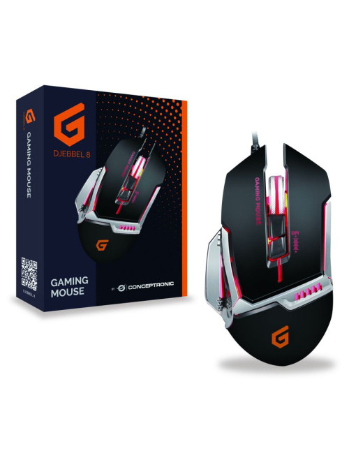 Mouse raton gaming conceptronic djebbel02b optico