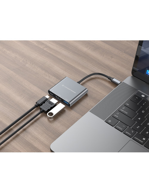 Hub usb tipo c conceptronic donn18g