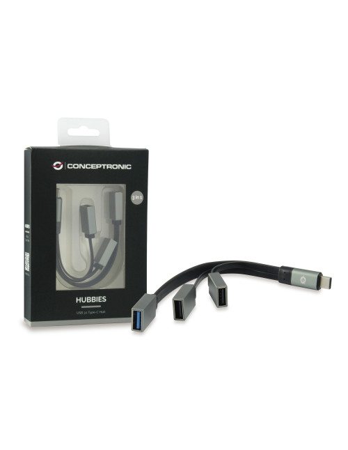 Hub usb tipo c conceptronic hubbies01g
