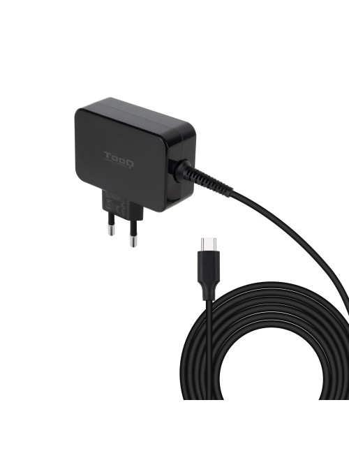 Cargador portatil tooq gan usb - c pd
