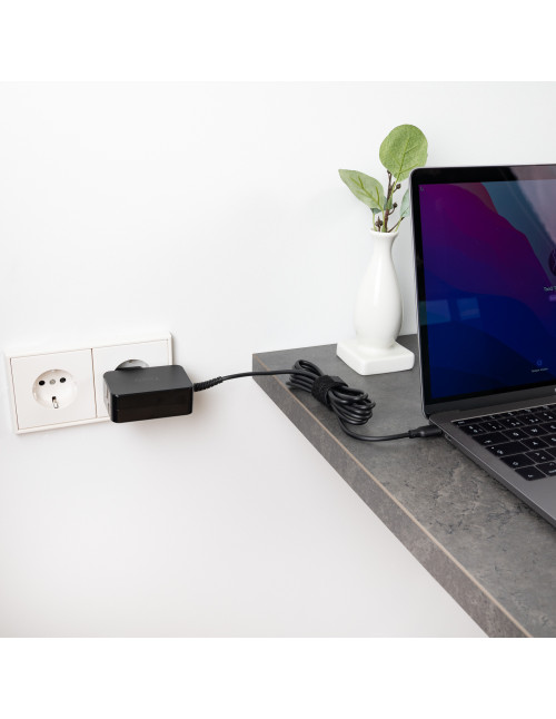 Cargador portatil tooq gan usb - c pd