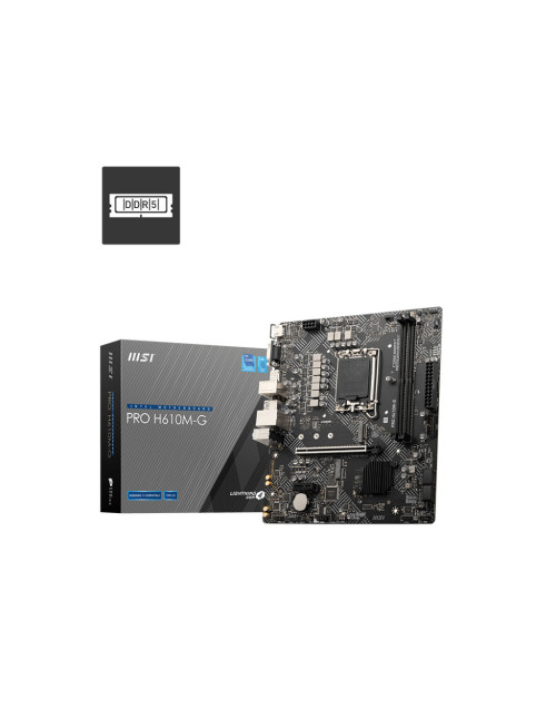 Placa base msi 1700 h610m - g ddr5