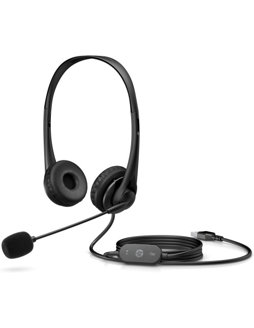 Auriculares hp wired usb - a stereo headset