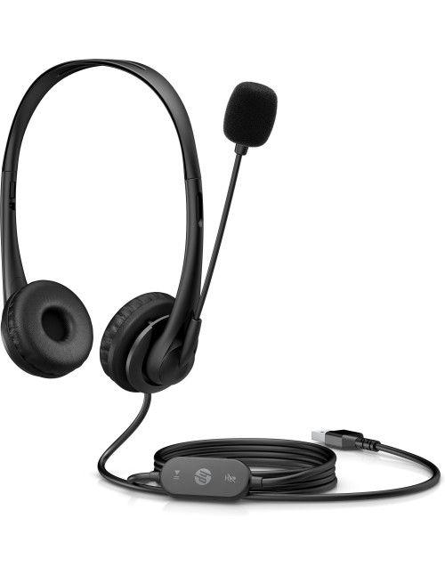 Auriculares hp wired usb - a stereo headset