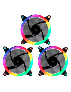 Kit ventiladores cpu gaming unykach ring