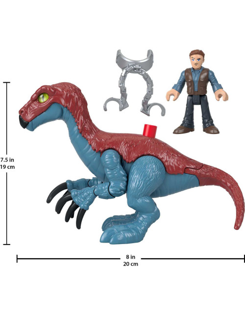 Figura mattel jurassic world therizinosaurus