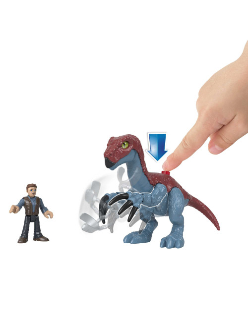 Figura mattel jurassic world therizinosaurus
