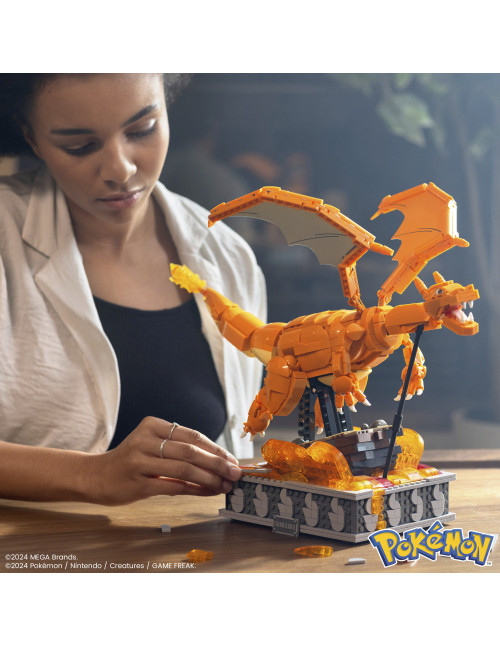 Figura mattel mega construx motion pokemon