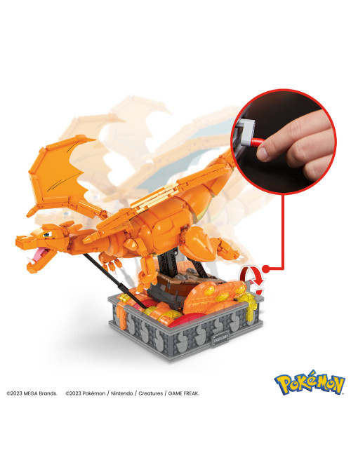 Figura mattel mega construx motion pokemon