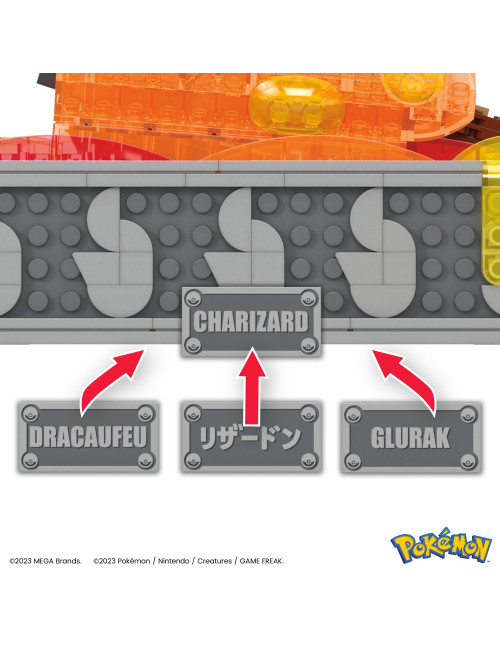 Figura mattel mega construx motion pokemon