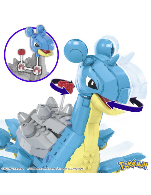 Figura mattel mega construx pokemon lapras