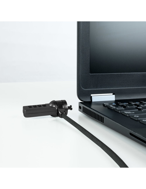 Cable tooq seguridad combinacion portatiles 1.5m